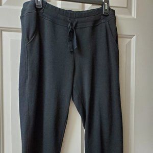 LUCKY BRAND LOTUS BLACK KNIT SWEAT PANTS